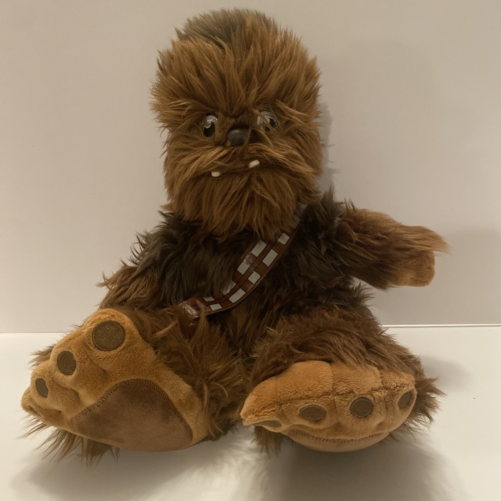 Chewbacca Plush Star Wars Disney Parks Big Feet Foot 14"